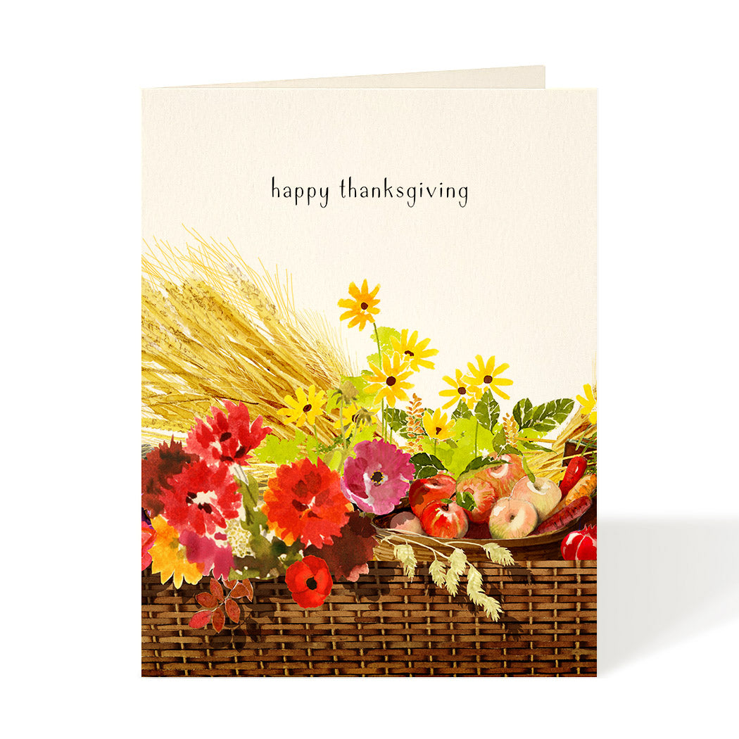Cornucopia Holiday Card