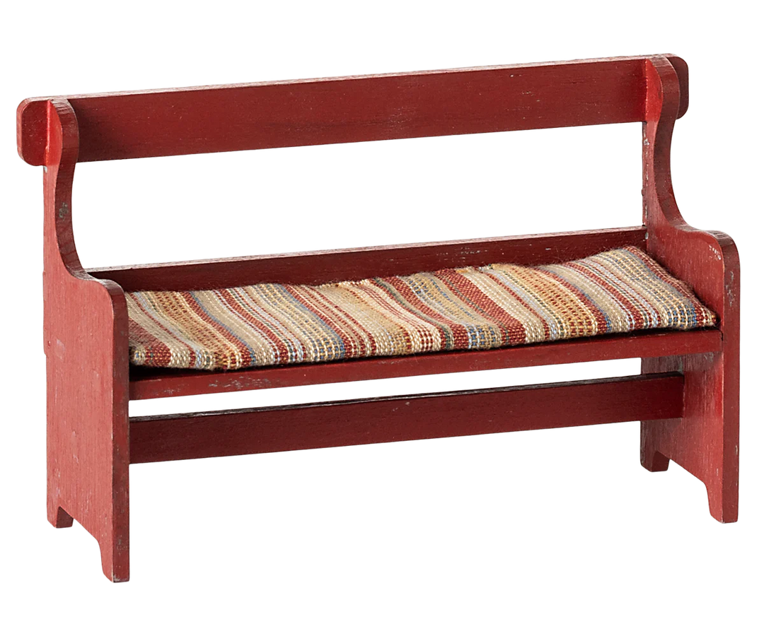 Miniature Mouse Bench | Red