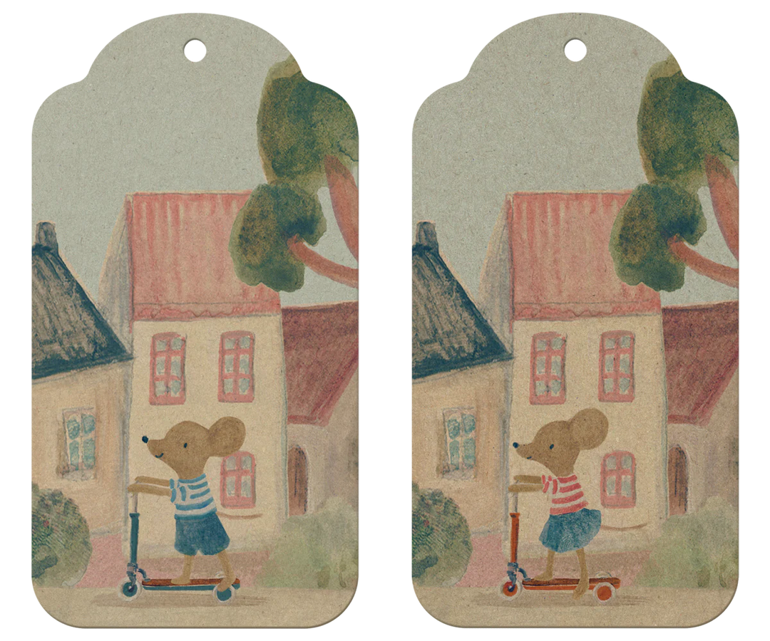 Maileg Mouse Spring Gift Tags | Set of 12