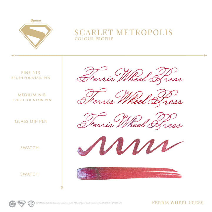 The Voice of Metropolis | Superman Pen and Ink Set | Limited Edition