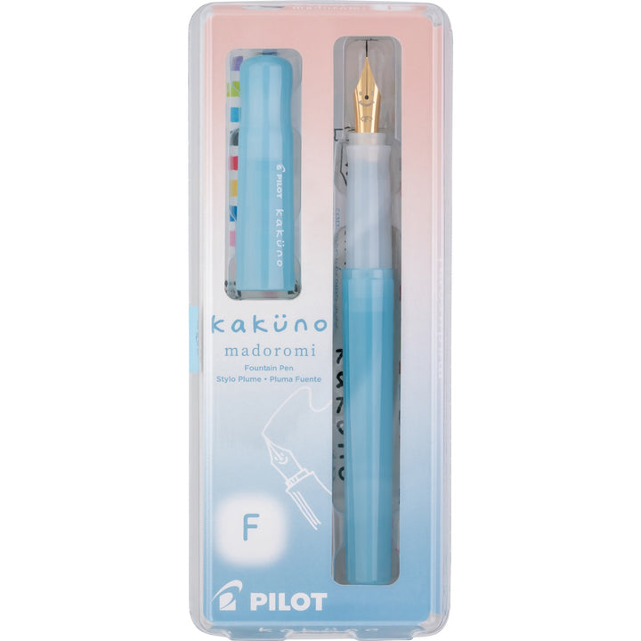 Kakuno Madoromi Fountain Pen | Azure Sky Light Blue