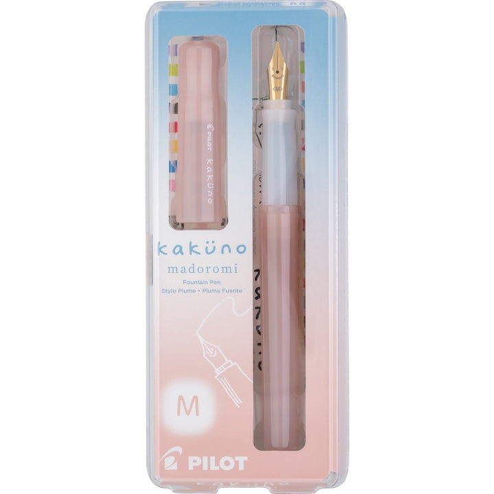 Kakuno Madoromi Fountain Pen | Rosy Dusk Light Pink