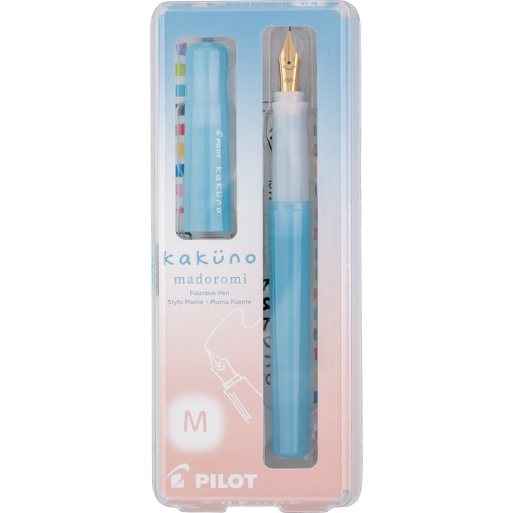 Kakuno Madoromi Fountain Pen | Azure Sky Light Blue