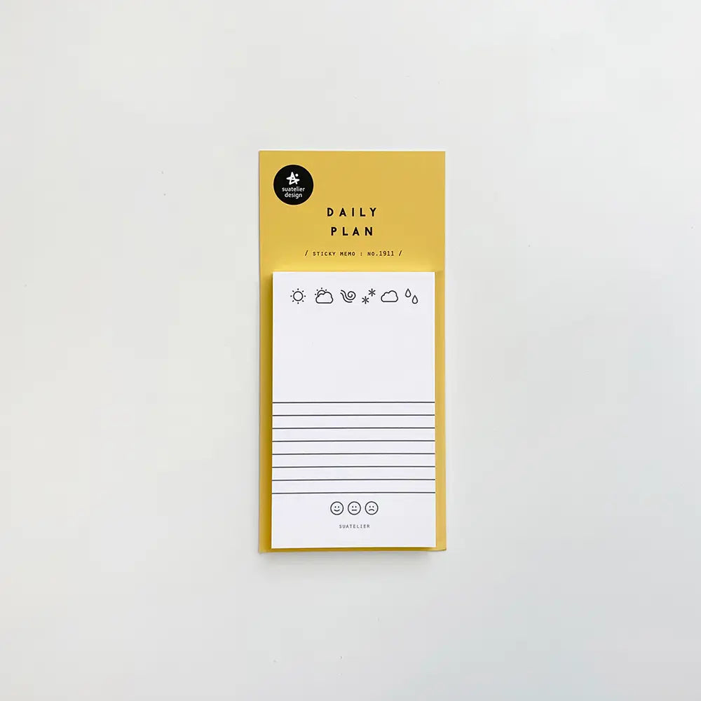 Mood Weather Daily Plan Sticky Note