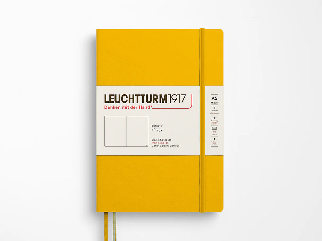 Hardcover A5 Dot Grid Notebook | Sunflower