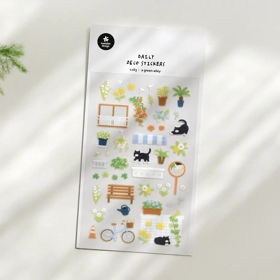 A Green Alley Sticker Sheet