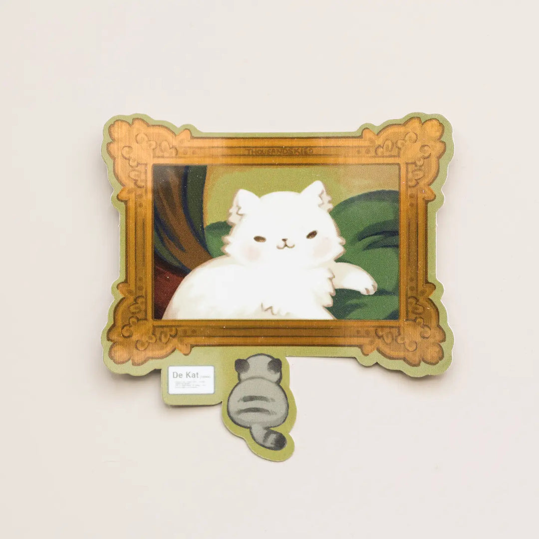 Meowster Piece | Vinyl Holographic Sticker