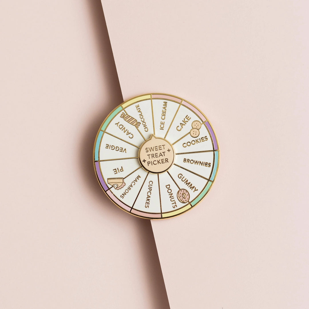 Sweet Treat Pick Interactive Enamel Pin
