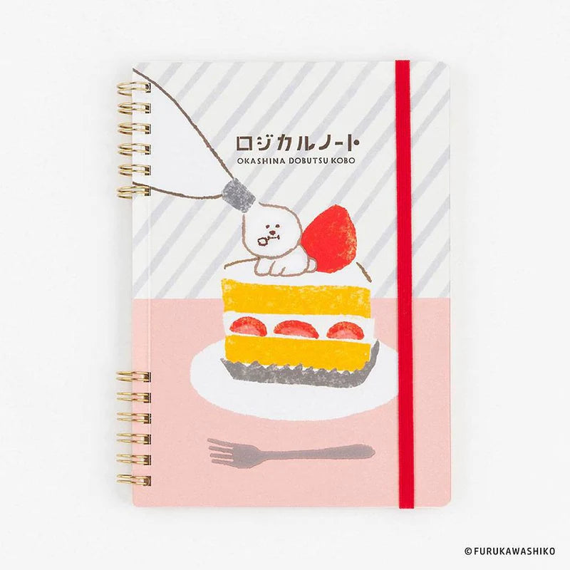 Logical W Ring Shortcake Notebook | 5mm Grid