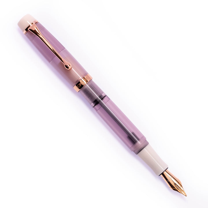 OPUS 88 Mocha Mousse Harmony Fountain Pen | Rose Gold Accent | Special Edition