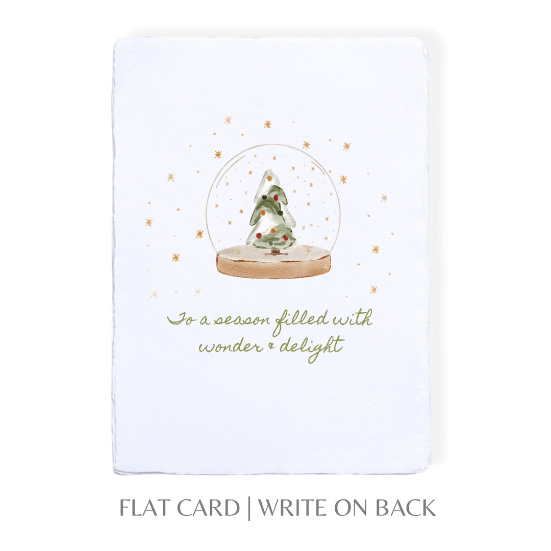 Snow Globe Christmas Tree | Holiday Card