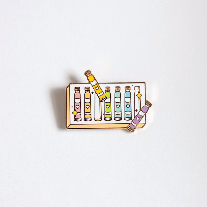 Pastel Paint Set Enamel Pin