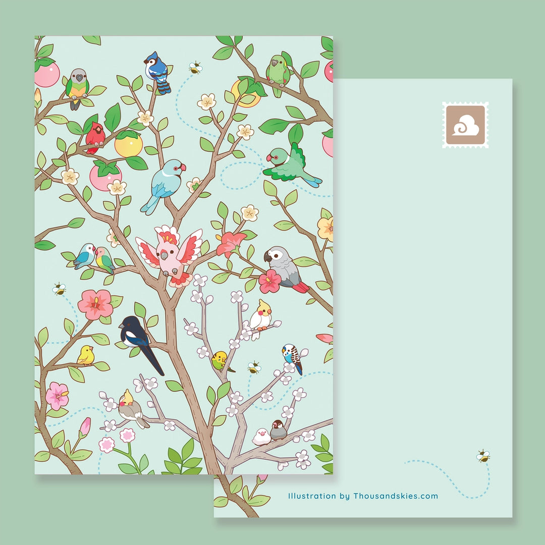 Wonderful Birds Postcard