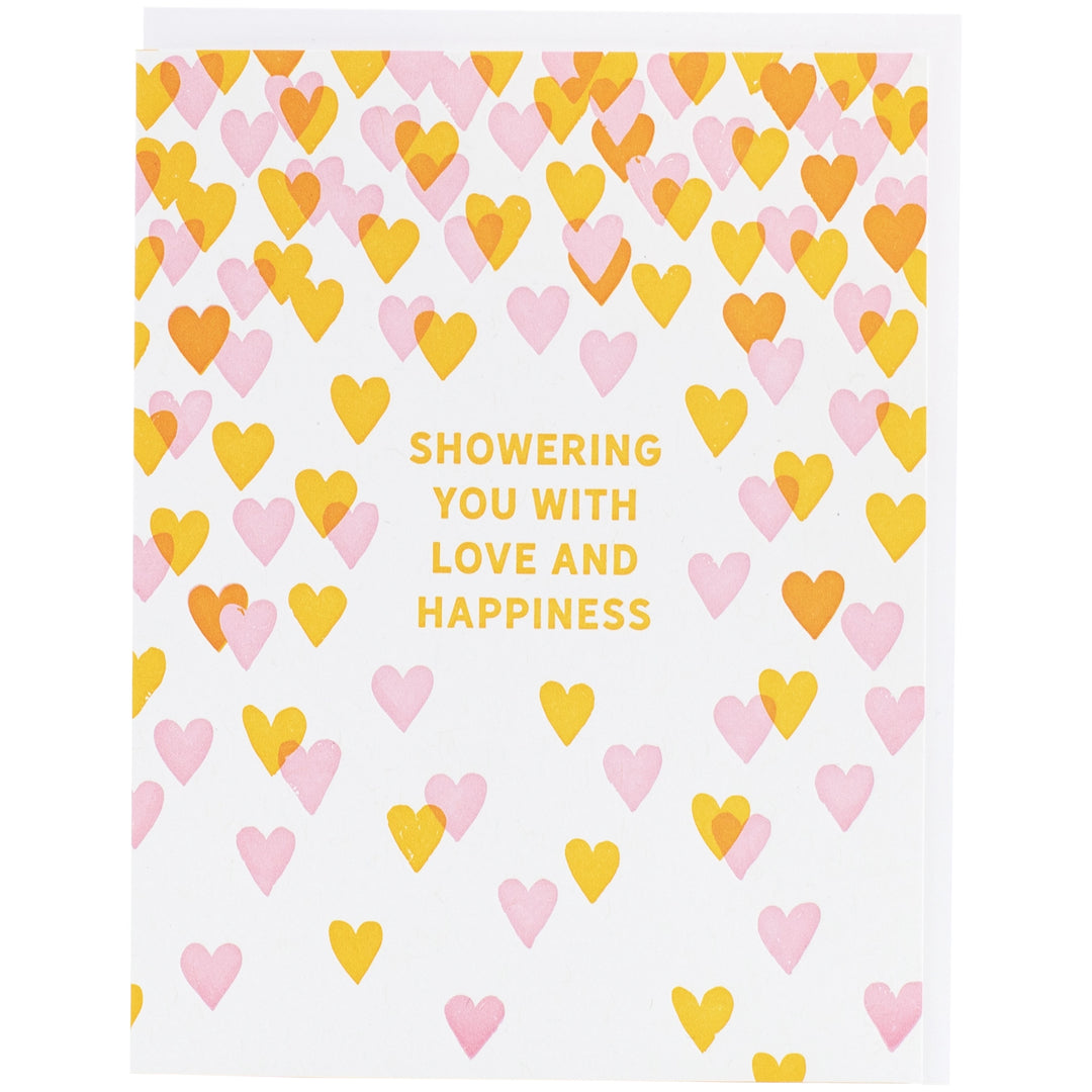 Hearts Shower | Greeting Card