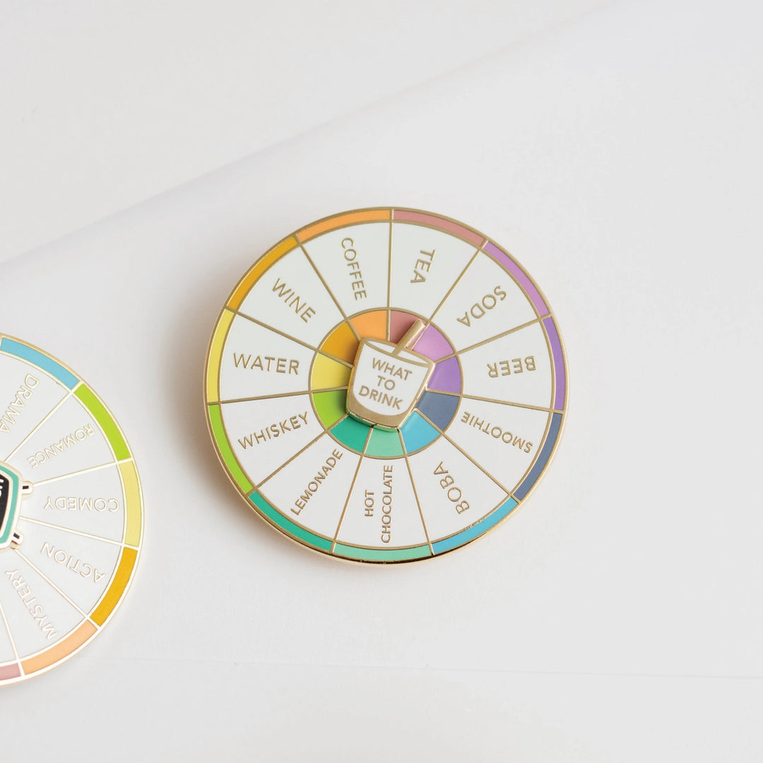 What To Drink Interactive Enamel Pin