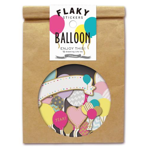 Balloon Flaky Sticker Set