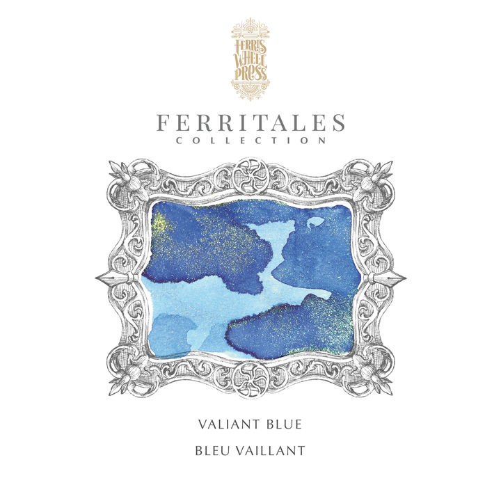 Valiant Blue | Fountain Pen Ink | FerriTales | The Beauty and the Beast