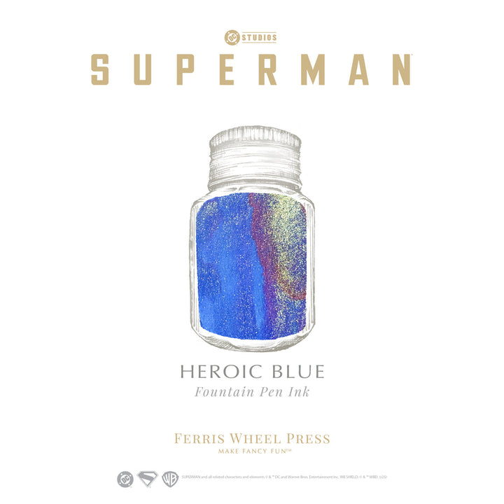 A View from Above | Superman Pen and Ink Set | Limited Edition