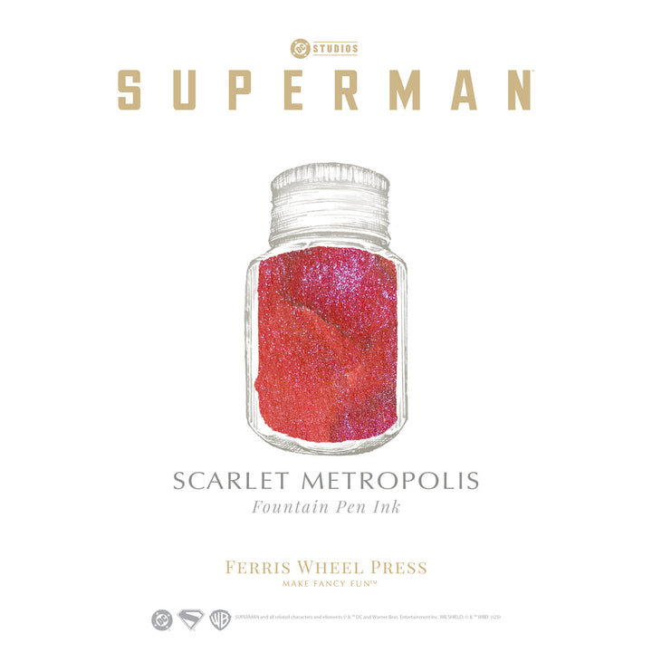The Voice of Metropolis | Superman Pen and Ink Set | Limited Edition