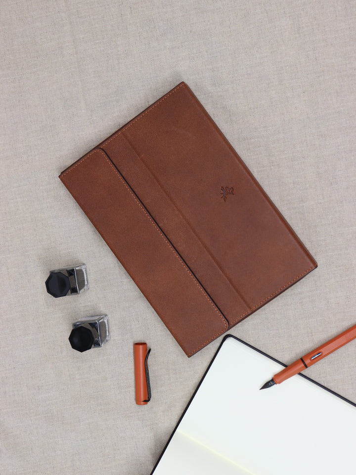 Wild Elk Leather Pen Case for 12 Pens