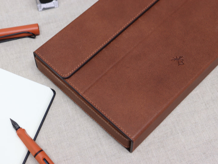 Wild Elk Leather Pen Case for 12 Pens