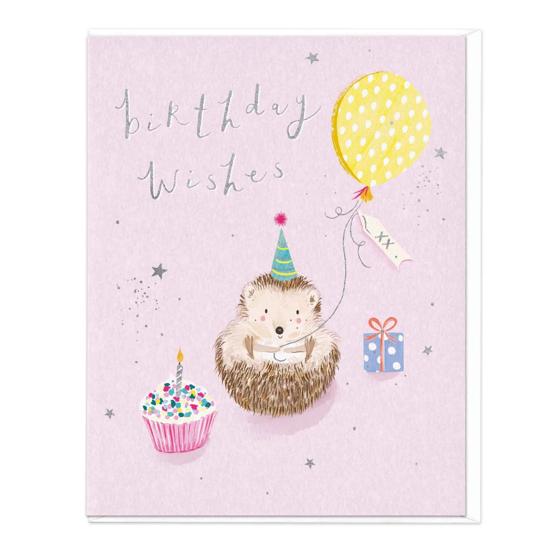 Hedgehog Birthday Wishes | Greeting Card*