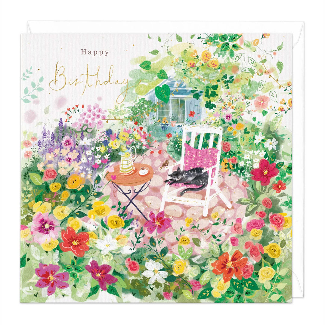 Catnaps in the Garden Birthday | Greeting Card