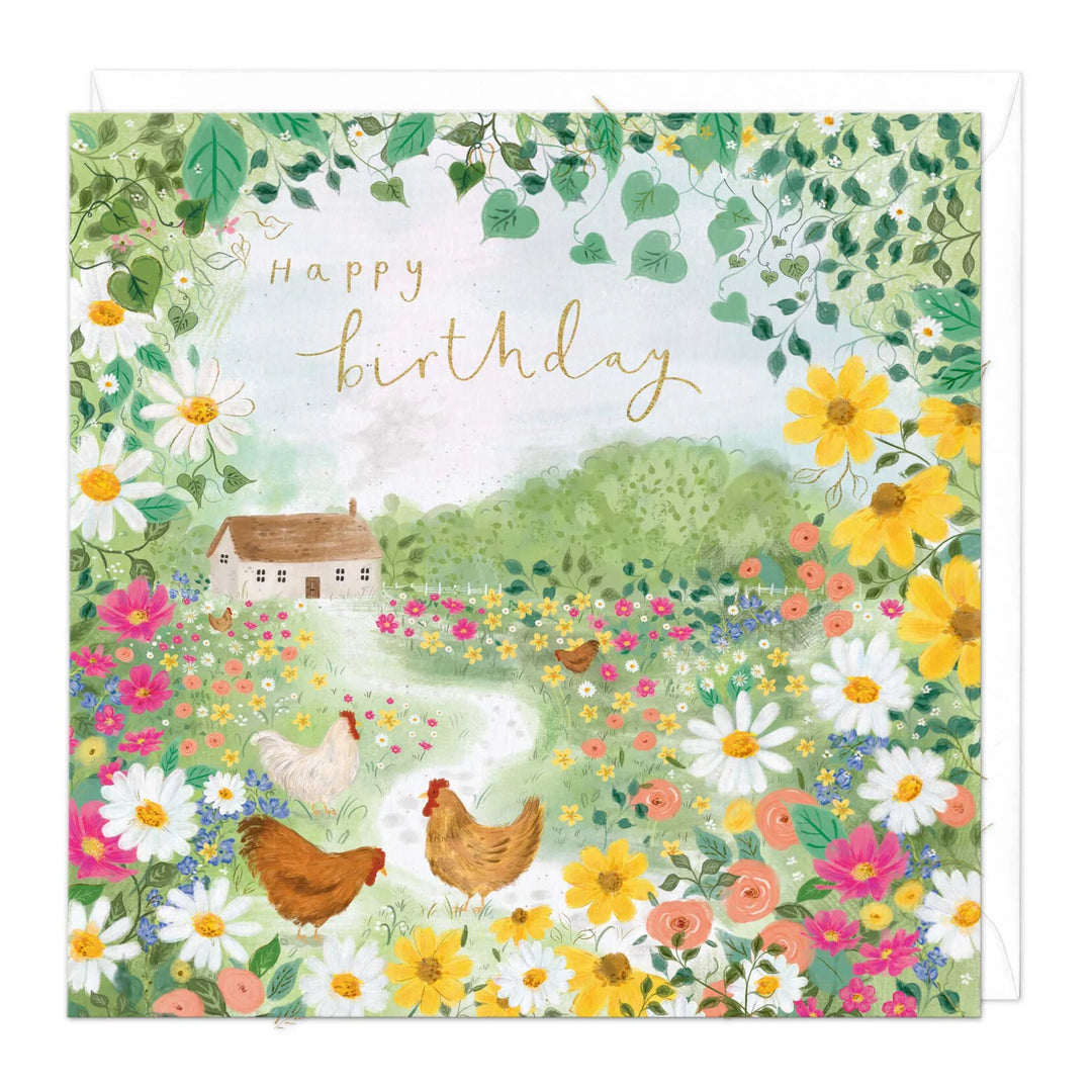 Cottage Happy Birthday | Greeting Card