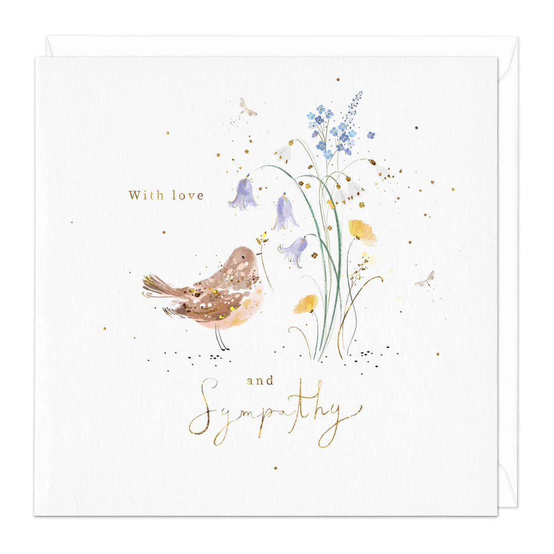 With Love And Sympathy | Greeting Card