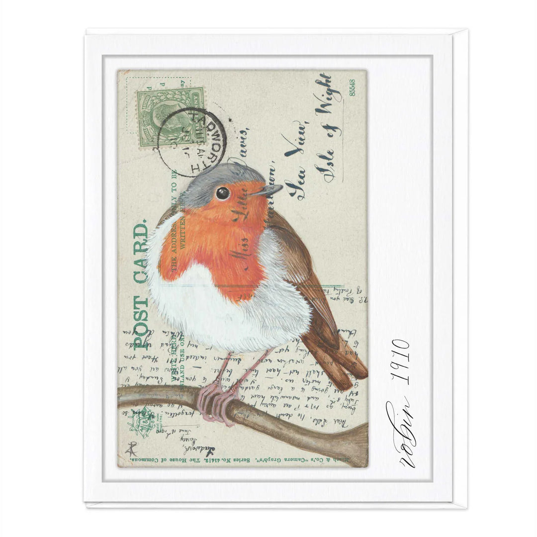 Robin Vintage Art | Greeting Card