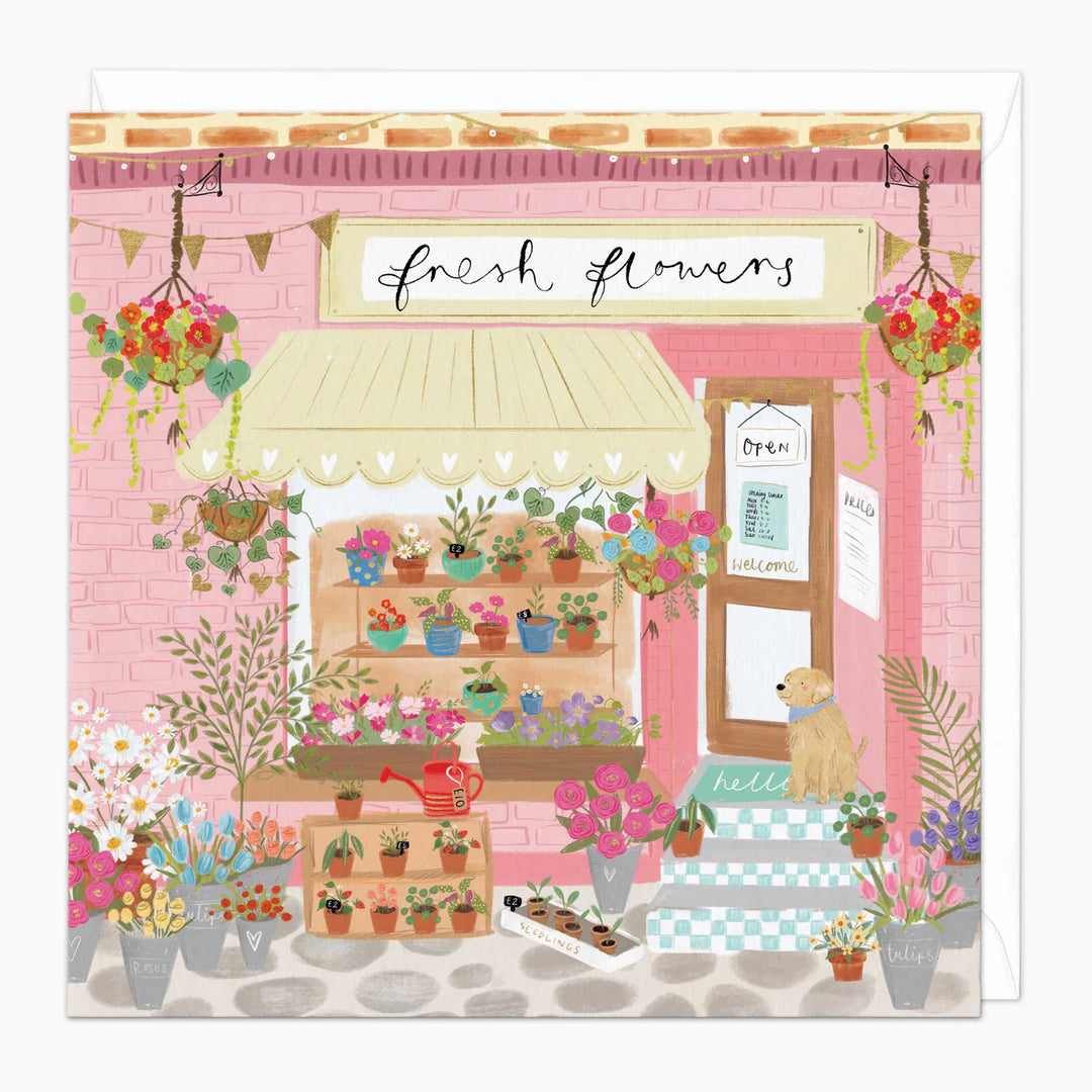The Little Flower Shop | Greeting Card