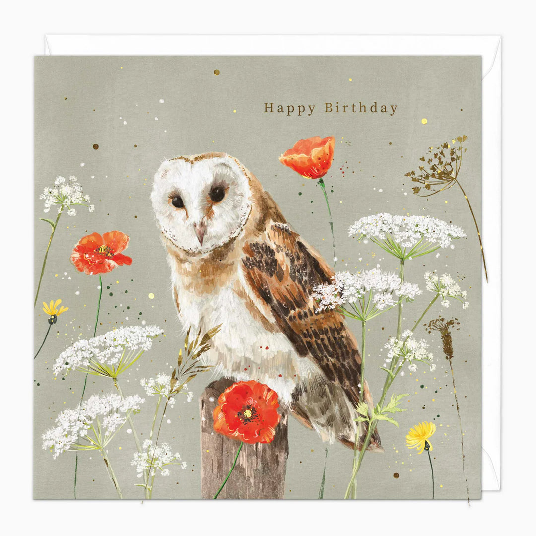 Barn Owl Birthday | Greeting Card