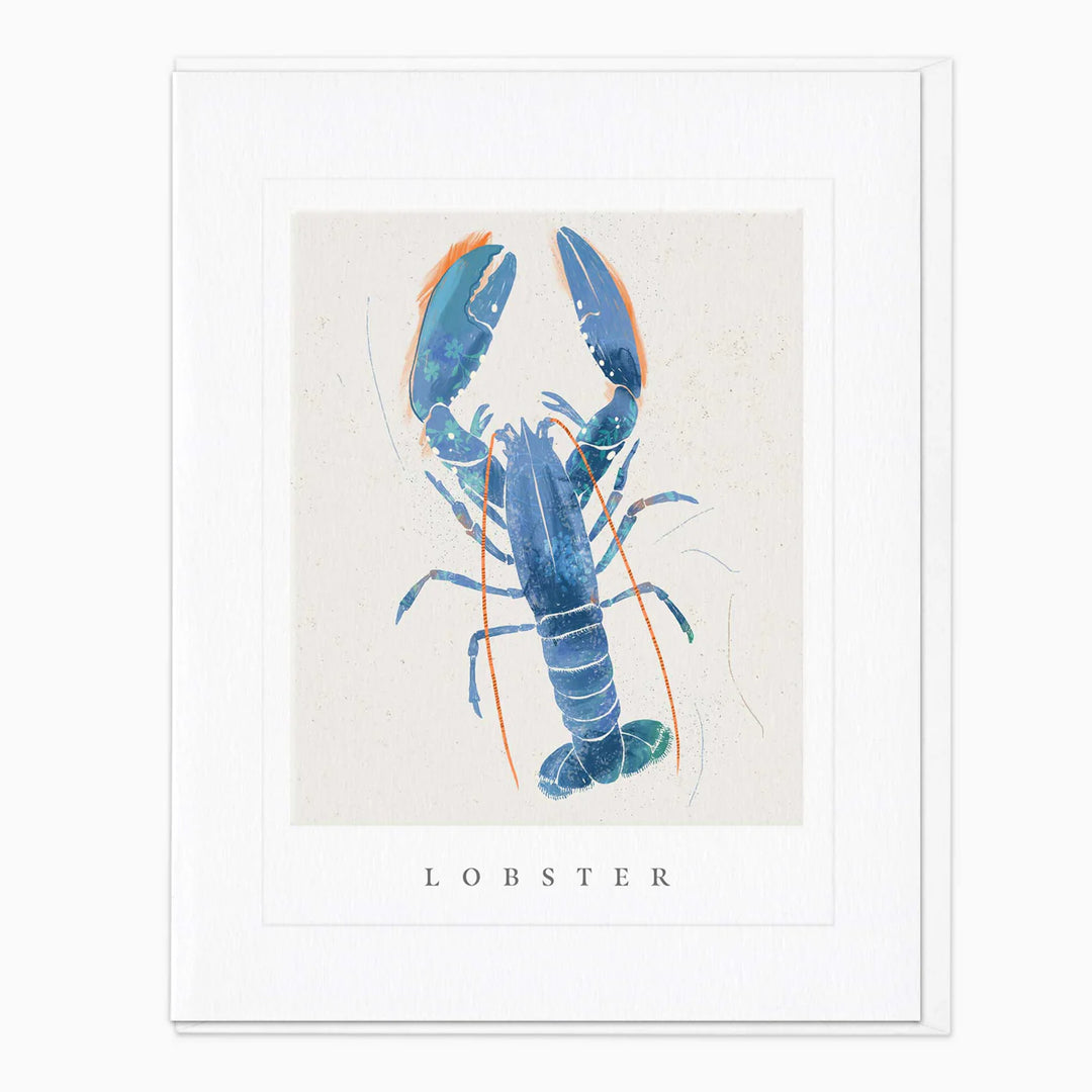 Seagrass Lobster | Greeting Card