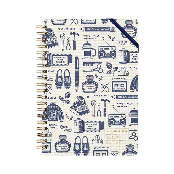 2026 Kleid x Eric Ring Diary | White | Special Edition