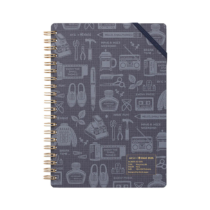 2026 Kleid x Eric Ring Diary | Navy | Special Edition