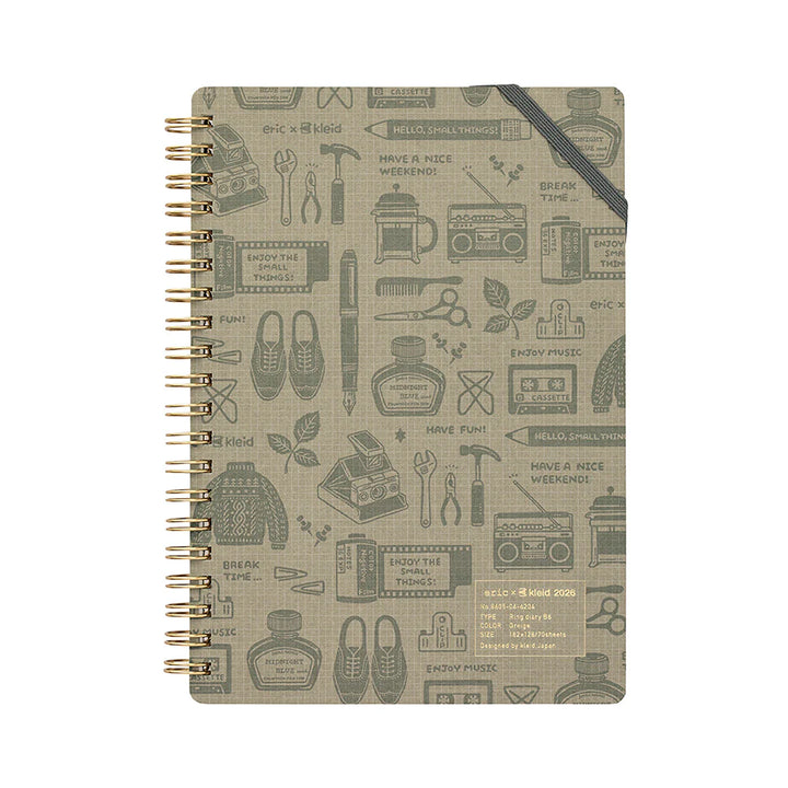 2026 Kleid x Eric Ring Diary | Greige | Special Edition
