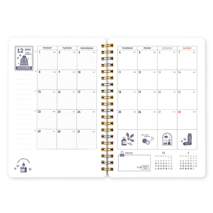 2026 Kleid x Eric Ring Diary | Navy | Special Edition