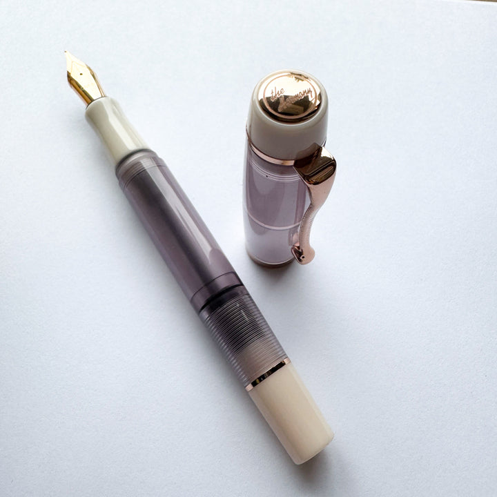 OPUS 88 Mocha Mousse Harmony Fountain Pen | Rose Gold Accent | Special Edition