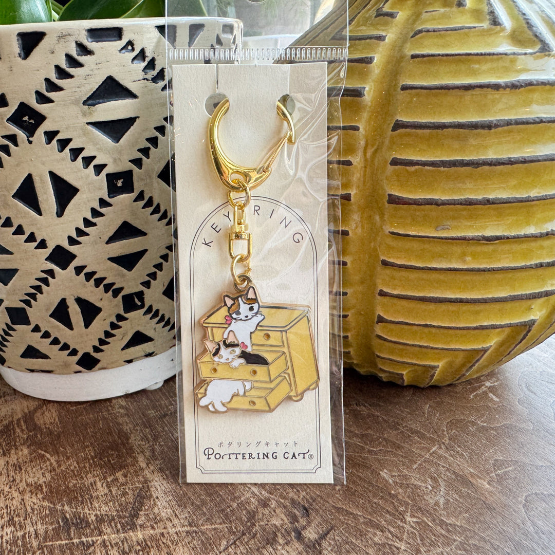 Drawer Cat Keychain