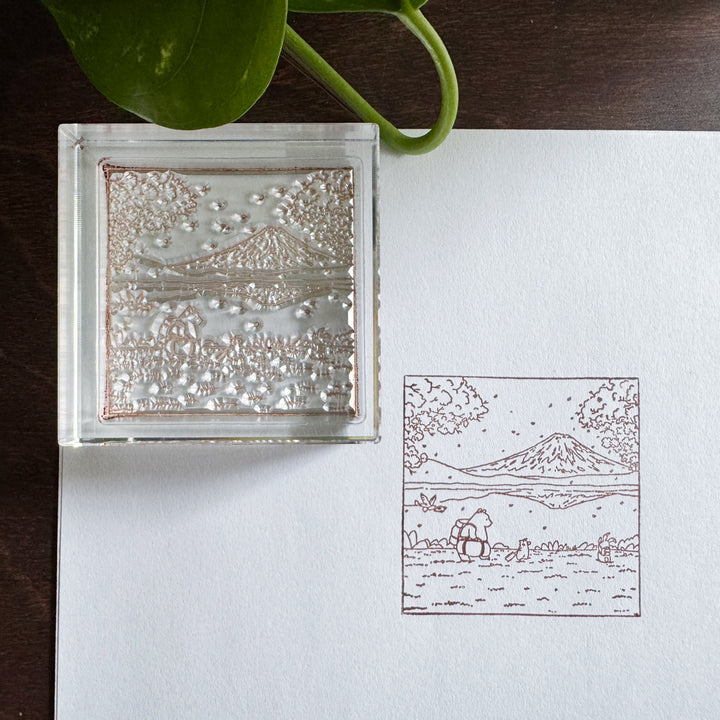 Mountain View | Acrylic Stamp