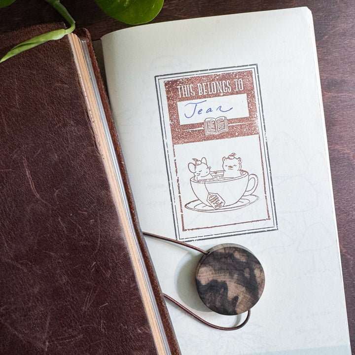 This Belongs to Bookplate | Acrylic Stamp