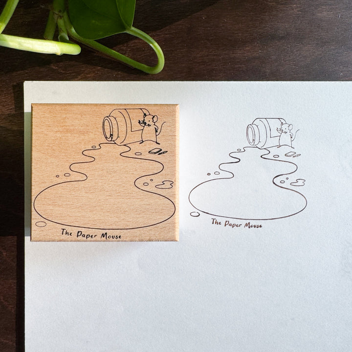 Happy Inkcident | Wooden Stamp