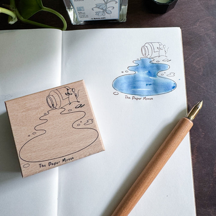 Happy Inkcident | Wooden Stamp