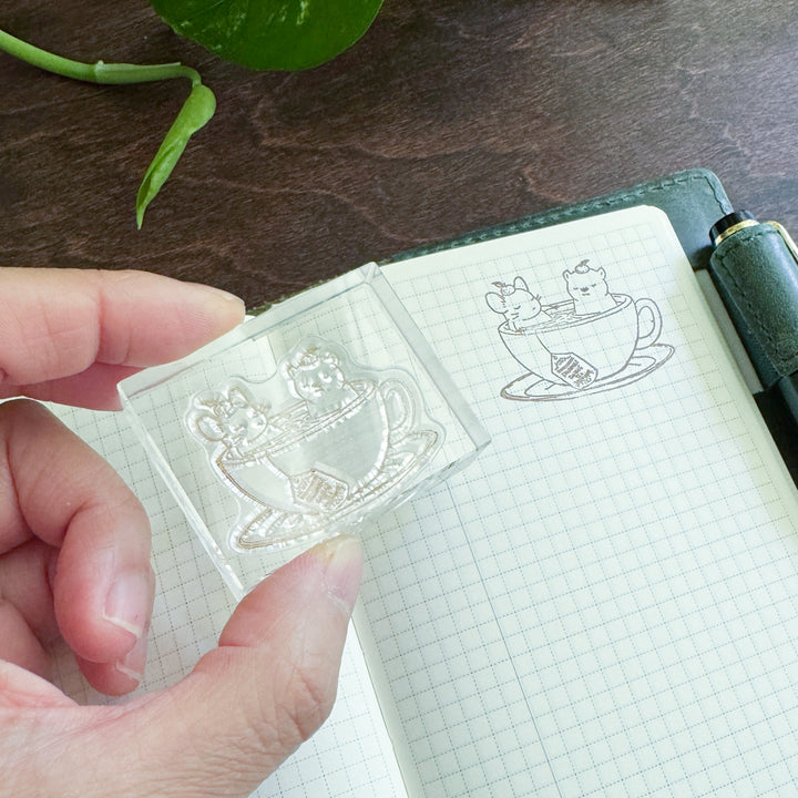 Teatime Calm | Acrylic Stamp