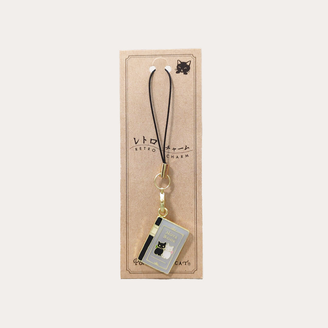 Notebook Cat Enamel Charm