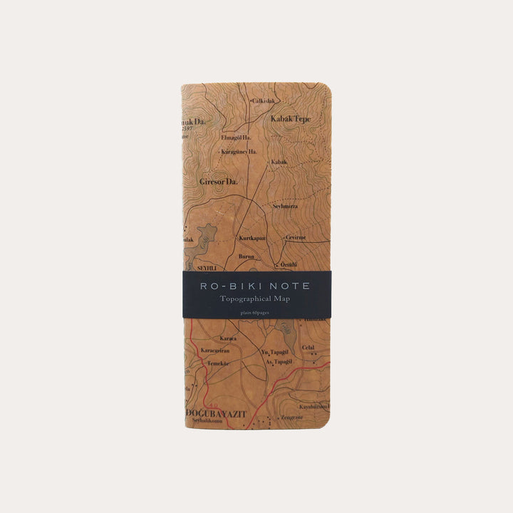 Ro-Biki Notebook | Plain | Topographical Map