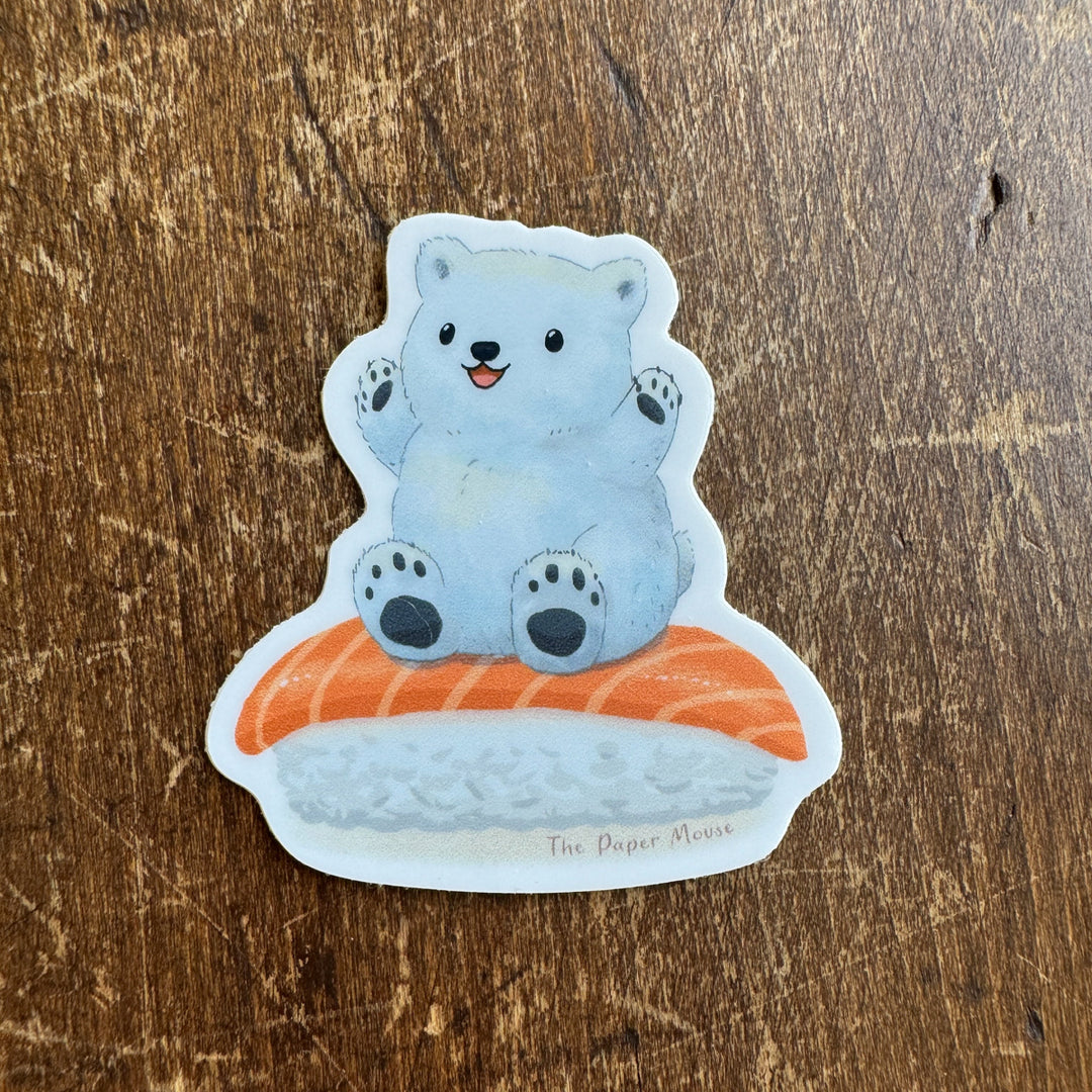 Sushi Bear | Vinyl Sticker