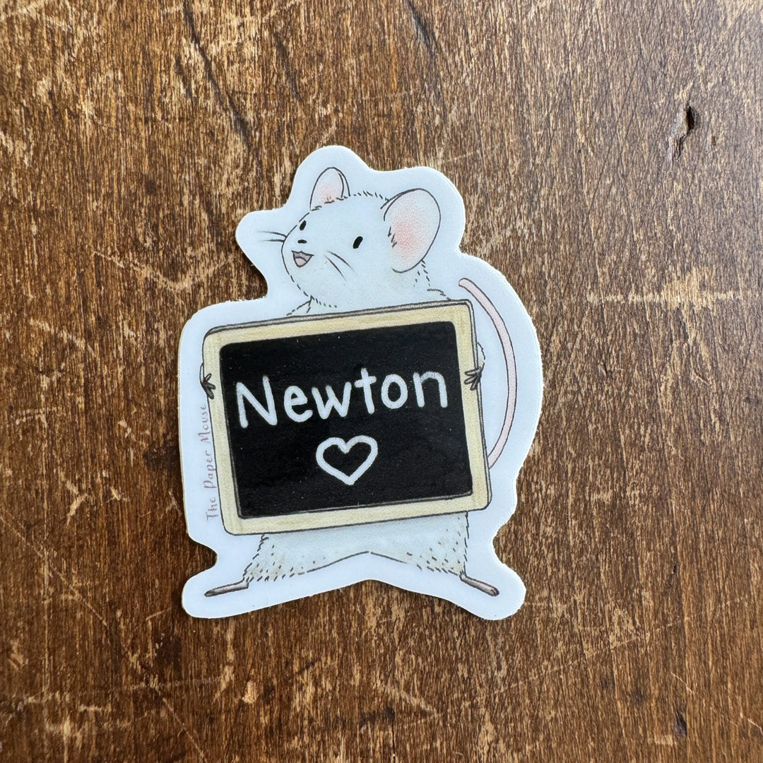 Newton Love | Vinyl Sticker
