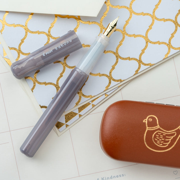 Kakuno Madoromi Fountain Pen | Nimbus Grey