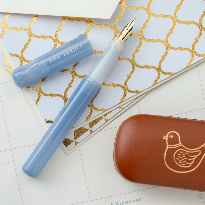 Kakuno Madoromi Fountain Pen | Twilight Periwinkle